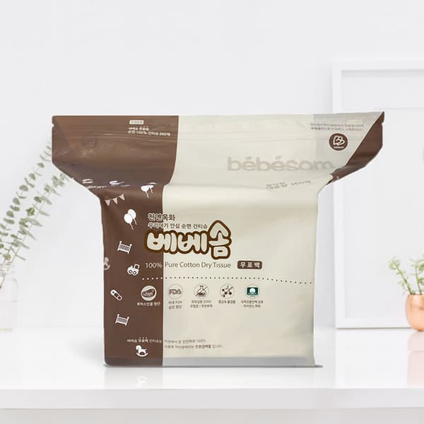 베베솜 대용량 건티슈 무표백 순면 360매  (  22,800원/ 무료)