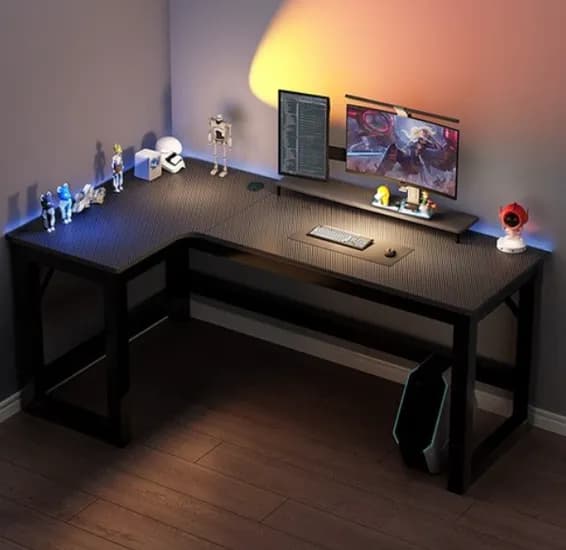 데스텀 코너형 ㄱ자 컴퓨터 사무용 멀티 데스크 테이블 책상 (82800원/무료)