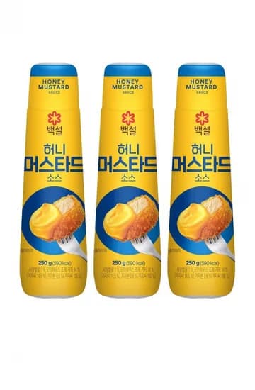 백설 허니머스터드 소스, 250g, 3개 (4,470원/무료)