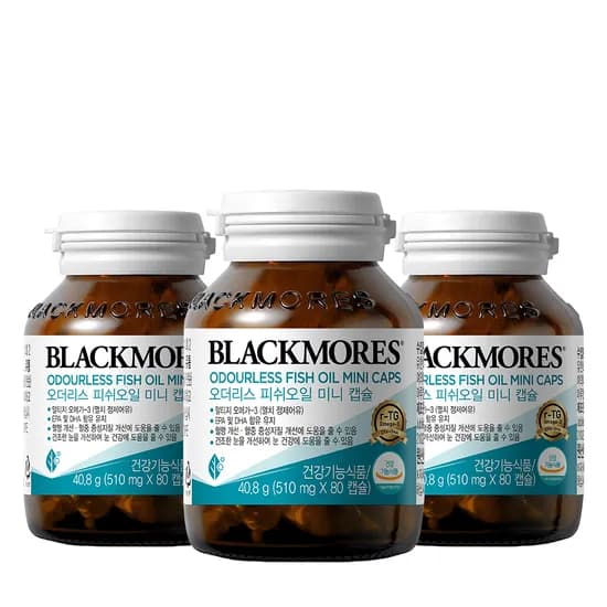 블랙모어스 알티지오메가3 호주 프리미엄 RTG오메가3 임산부 피쉬오일 미니 캡슐 2+1 (42900/무료)