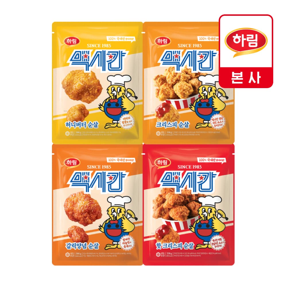 맥시칸 순살 치킨 300g 4개 (19,400원/무료)