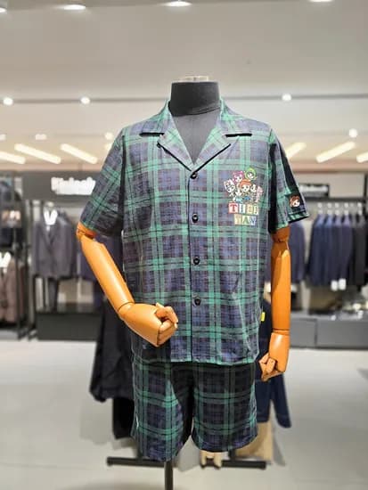 킨록xB.T.S 콜라보 반팔 반바지 파자마세트 (36,120원/무료)