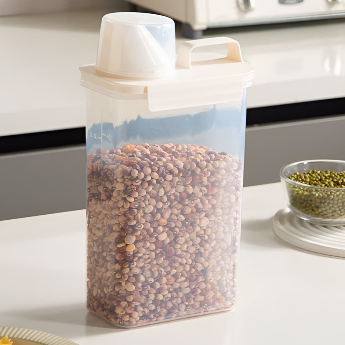1+1 손잡이 소분용 밀폐용기 2L (8,900원/ 무료)