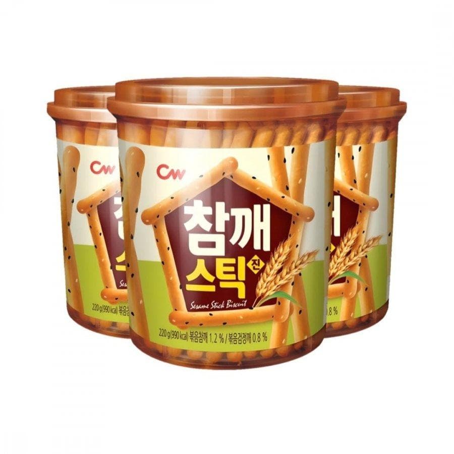 청우 참깨스틱 진 220g, 3개 (6,620/와우무료)