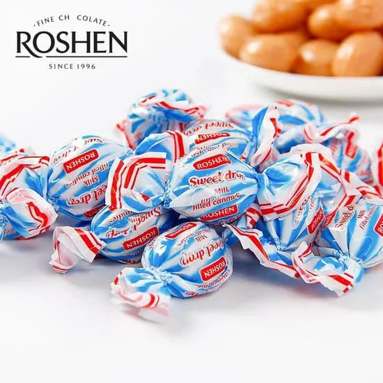 ROSHEN 로젠 스윗드롭 캔디 1kg 대용량 연유 사탕 sweet drop 밀크 카라멜 (12500/무료)