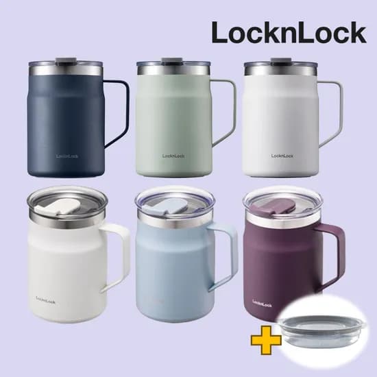 락앤락 텀블러 손잡이 스텐 텀블러 메트로 머그 475ml 보온 보냉 컵 커피 티 차 핸들 (24900/무료)