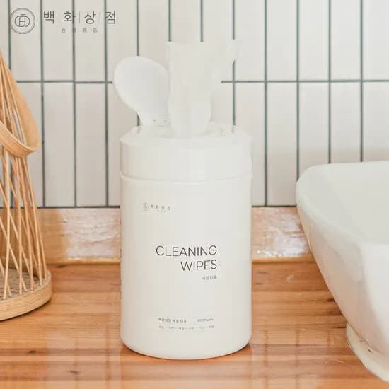 백화상점 세정 티슈 유리 차량용 주방 청소 알콜 물티슈 180매 (14900/무료)