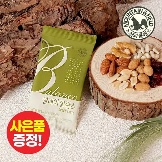 하루견과 원데이발란스 그린 100봉 + 미숫가루 스틱 5봉 (29,960원 / 무료)