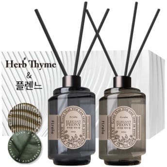 플렌느 대용량 트위스트 실내디퓨저 500ml 2입 블랙체리 화장실 인테리어 (18700/무료)