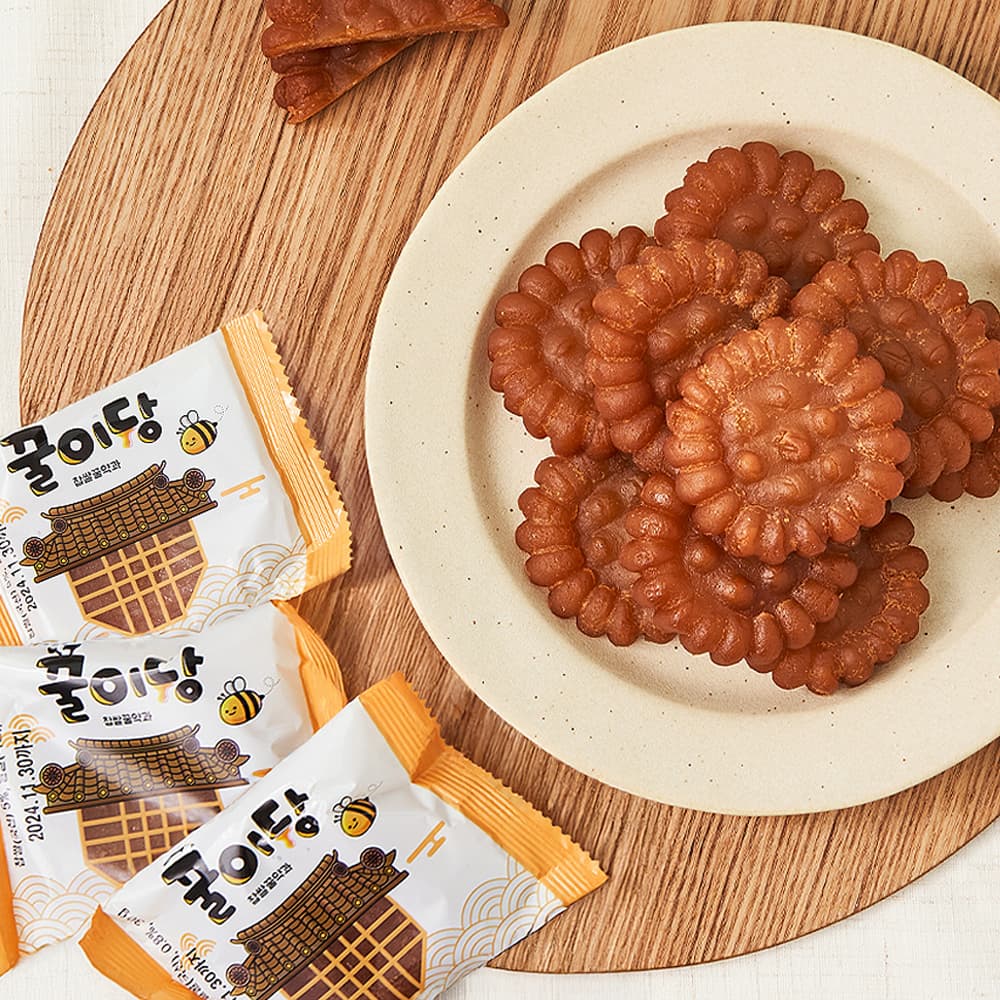 꿀이당 찹쌀 약과 900g 1+1 (총 60개입) (21,900원/무료)