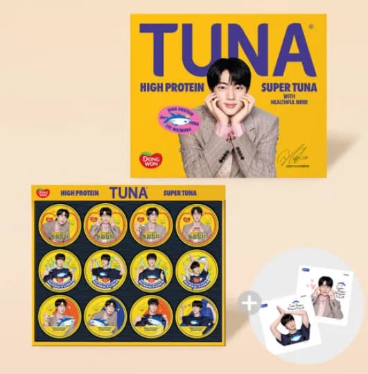 동원참치 BTS 진 슈퍼참치 에디션 135g 12캔 슈퍼씰 2개
