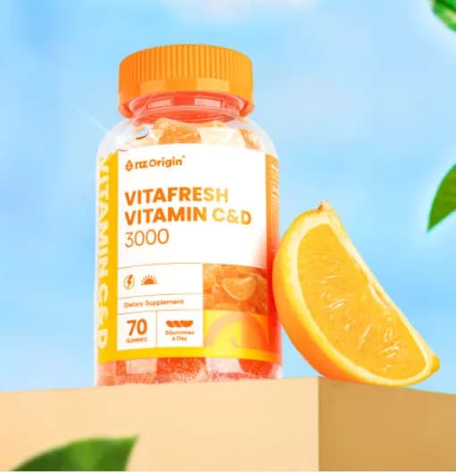 엔젯오리진 비타민젤리 귤젤리 어린이 성인 비타민C D 구미 3통