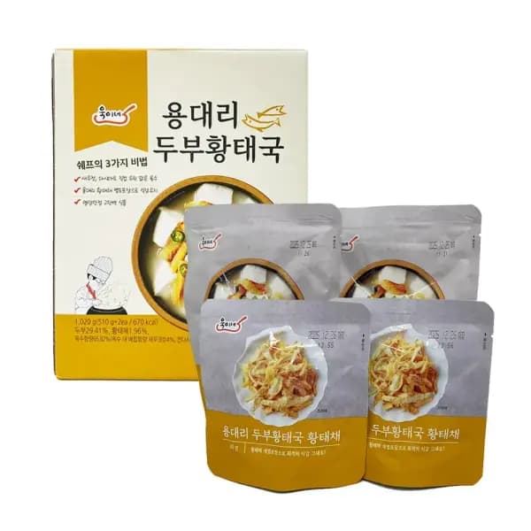 미당 욱이네 용대리 황태국 1020g 2인분