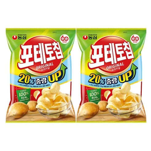 포테토칩 오리지널 132g 2봉