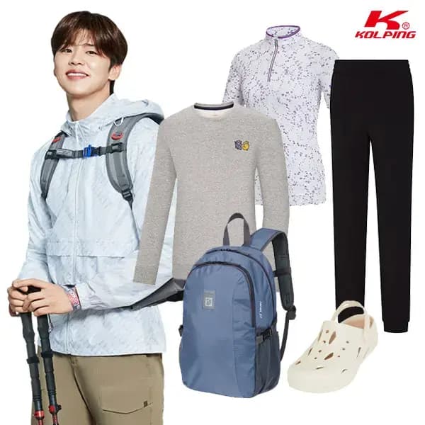 콜핑 남성 경량 등산 조거 바지