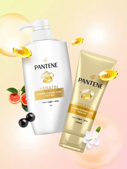 팬틴 극손상케어 2종세트 샴푸 750ml 1개 트리트먼트 220ml 1개