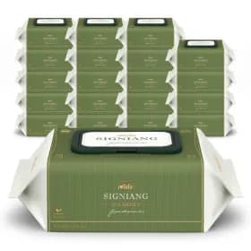 시그니앙 오가든 캡형 엠보 아기물티슈 75g 20팩 77매