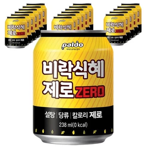 팔도 비락식혜 제로 238ml 18개