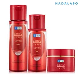 하다라보 고쿠쥰 리프팅 3종 로션 170ml 밀크 140ml 크림 50g