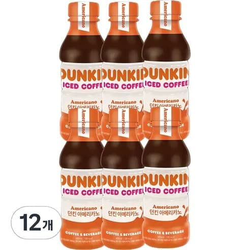 던킨 아메리카노 400ml 12개
