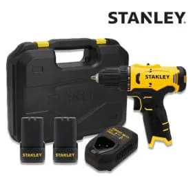 스탠리 SCD10D2K 12V MAX 충전 드릴 드라이버 2.0Ah 배터리 2개 세트