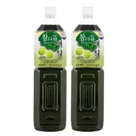 참다음 매실 농축액 엑기스 청 음료 베이스 1.5L 2개