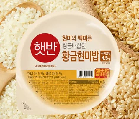 햇반 황금현미밥 210g 36개