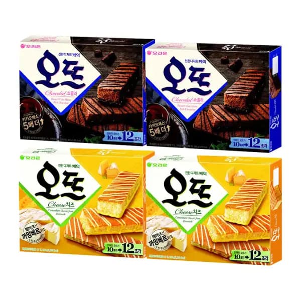 오리온 오뜨 쇼콜라 300g 2개 치즈 288g 2개