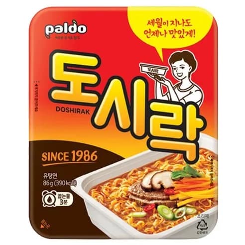 팔도 도시락 86g 24개 22,900원