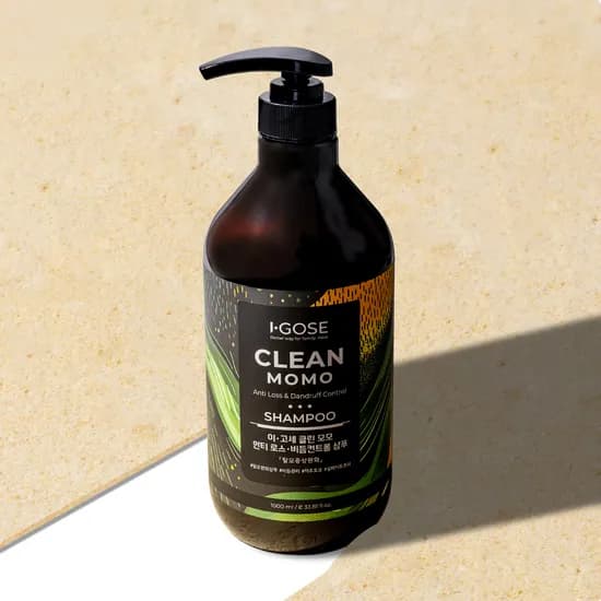 이고세 클린 모모 비듬두피냄새 탈모완화 기능성 샴푸 1000ml