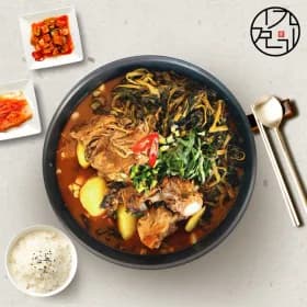 김가네 식탁 감자탕 5kg 시래기 300g 라면사리 겨자소스