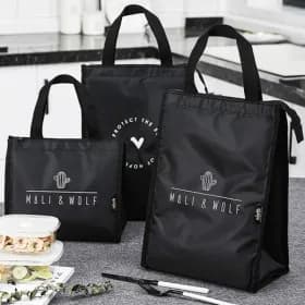 블랙 미니 보온 보냉 쿨러백