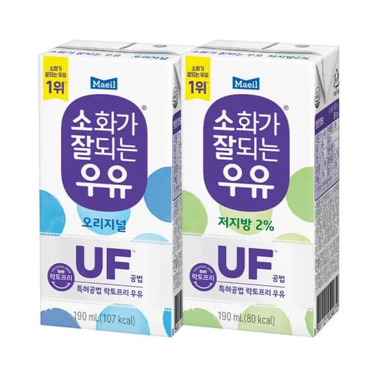 매일 소화가 잘되는 우유 락토프리 오리지널 저지방 24팩