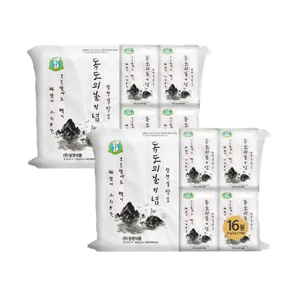 지도표 성경김 재래 식탁김 4g 32봉