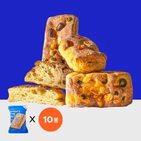널담 고단백 저당 네모 바게트 90g 5종 X 2개