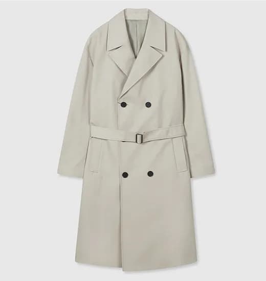 스파오 남자 오버핏 트렌치코트 베이지 95