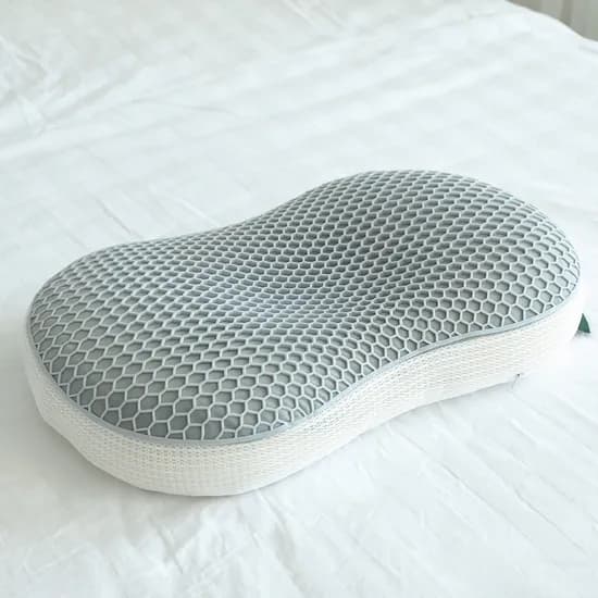 그린모먼트랩 고밀도 메모리폼 TPE 통풍 냉감 벌집 젤리 베개 그레이 40x60cm