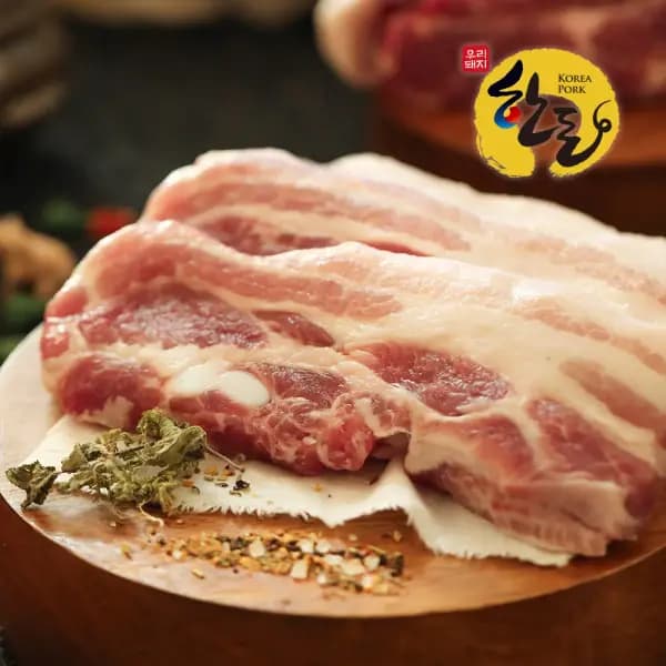 청지청돈 국내산 한돈 신선 냉장 삼겹살 구이용 1kg