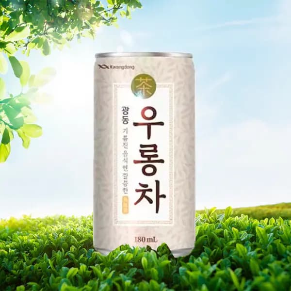 광동 우롱차 180ml 60캔
