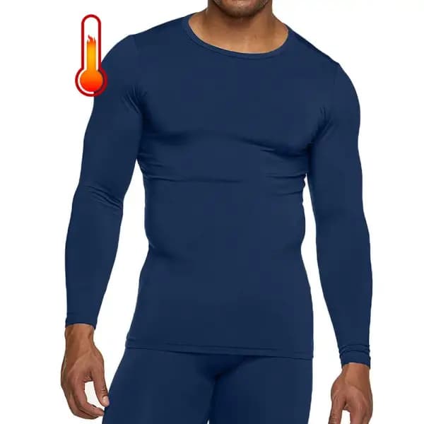 남성 기모 발열내의 상의