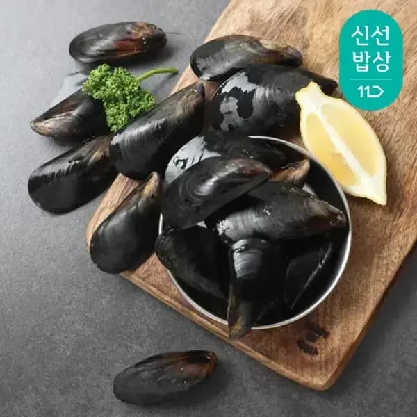 남해안 활 세척 홍합 5kg