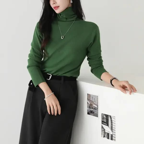 베이직 목폴라넥 니트웨어 112579