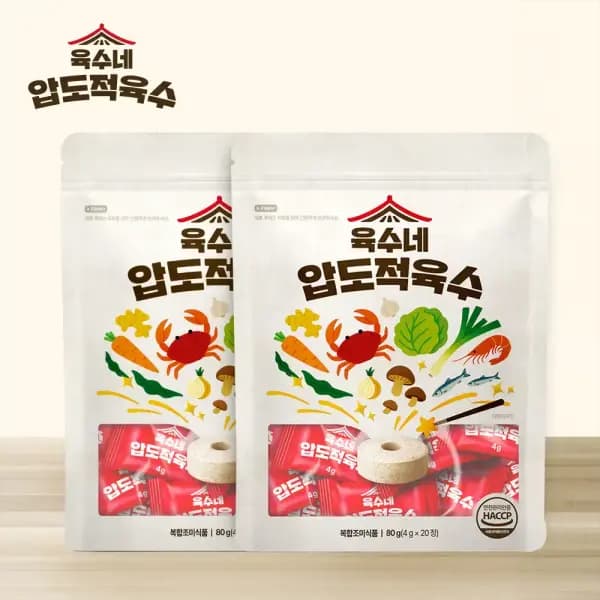 정지선 쉐프 미담 육수 코인 육수 4g 40알