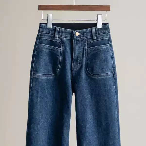 jins 일자 와이드 기모데님 데님DDP62
