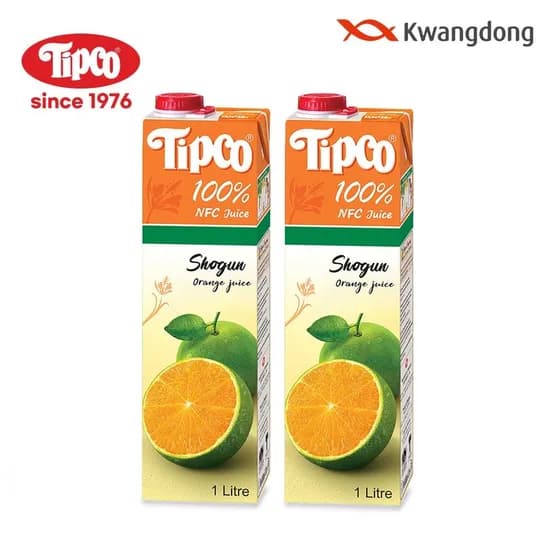 광동 팁코 쇼군오렌지 주스 1L x 6팩