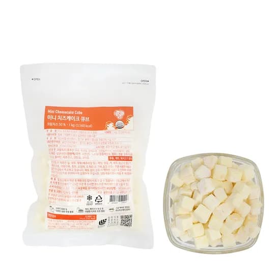 미니 치즈 케이크 큐브 1kg 3팩