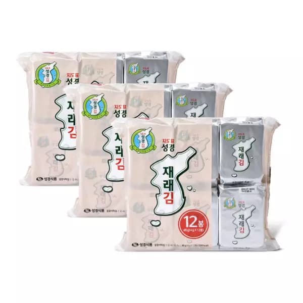 지도표성경김 재래 식탁김 4g 36봉