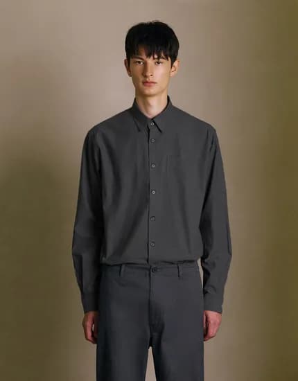 컨셉원 세미오버핏 옥스포드 셔츠