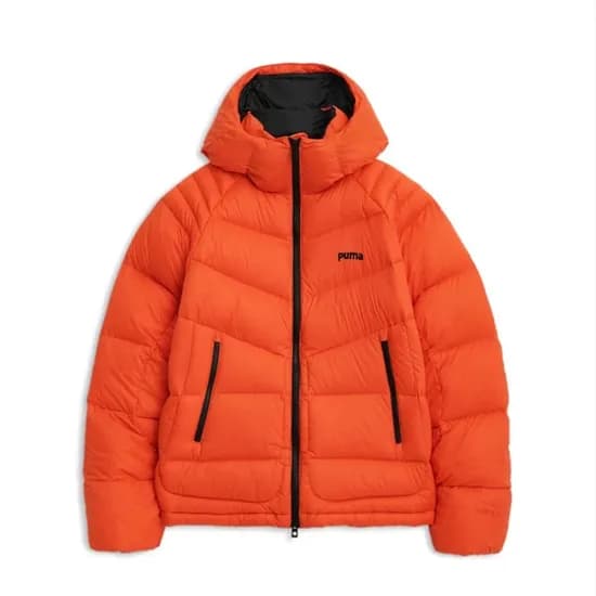 푸마 울트라2 아이콘 팝 다운자켓 남여공용 숏패딩 940195-05 오렌지
