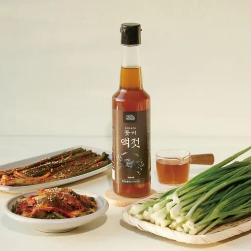 꽃게액젓 꽃게액 파김치 조미료 500ml